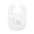 Bib NATURAL 3 pcs. with Velcro GIRL